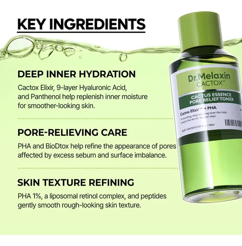 Tónico Dr.melaxin Cactox Pore Relief 150 Ml Hidratante