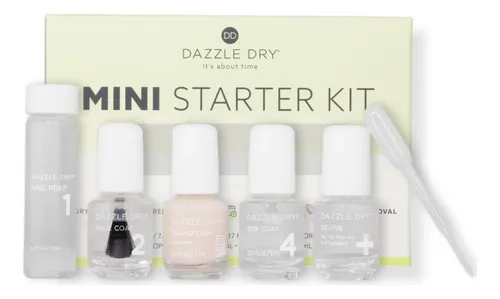 Dazzle Dry Kit Profesional Uñas Step 1 2 4