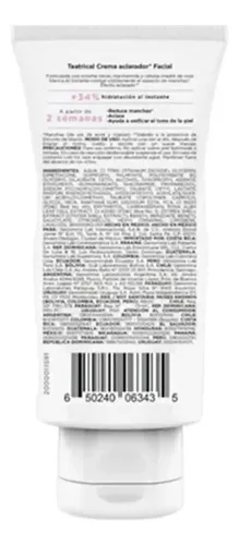Teatrical Aclaradora Crema Facial 75ml