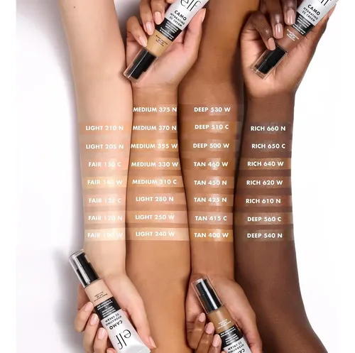Base Cc Hidratante E.l.f. Hydrating Camo Con Spf 30, Tono