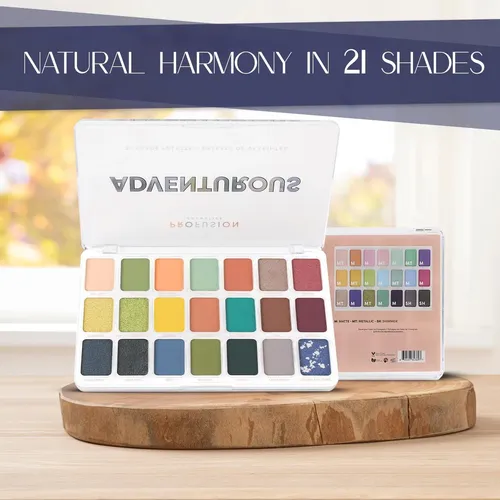 Paleta De Sombras Profusion Adventurous 21 Tonos Vegana
