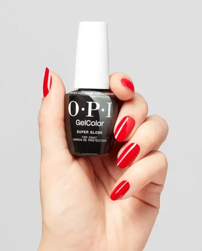 Opi Gel Color Semipermanente Super Gloss Top Coat 15 Ml Transparente
