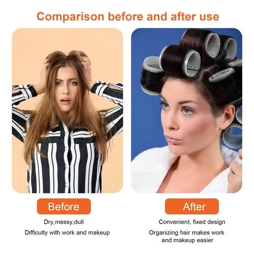 W50 Tubos Para Rizar Cabello Abrazadera Plástica Para