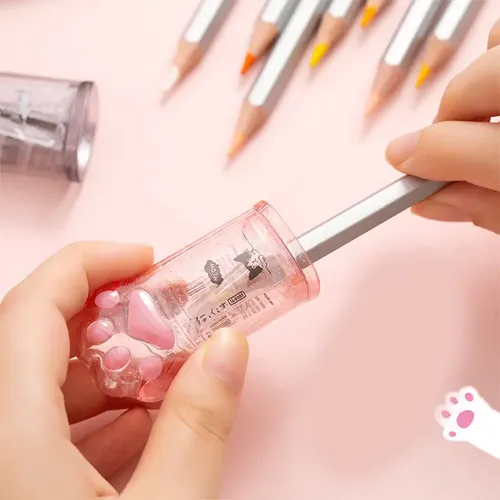 (pk) Sacapuntas Para Lápices De Maquillaje, Apto Para