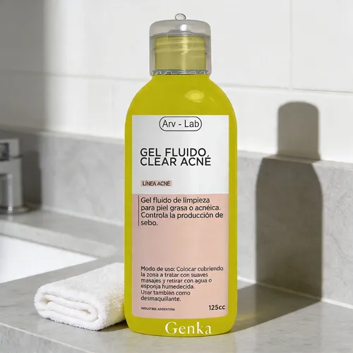 Gel De Limpieza Clear Acne Piel Grasa 125cc Arvensis