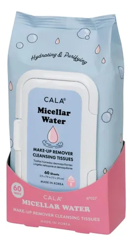 Toallitas Desmaquillantes Cala Micellar Water 60 Láminas