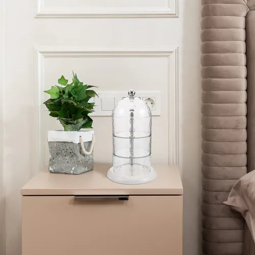 Caja De Almacenamiento De Maquillaje: Soporte Para Pomadas E
