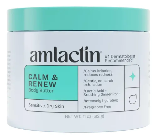 Manteca Corporal Amlactin Calm Renew Con Ácido Láctico 312 G