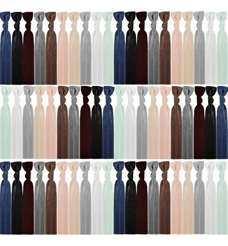 79style 125pcs Lazos De Pelo De Tela Elástica Para …