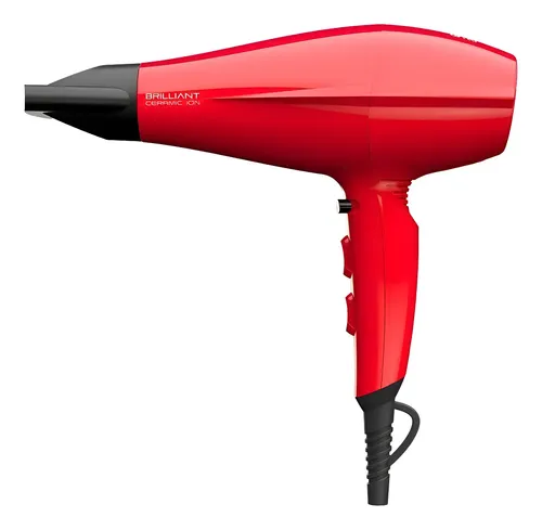 Secador De Pelo Gama Italy Brilliant Ceramic Ion Rojo 220v