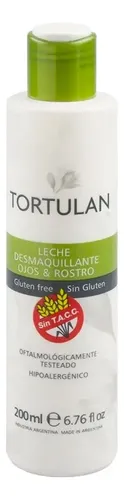 Leche Desmaquillante Ojos Y Rostro Sin Tacc Tortulan 200 Ml