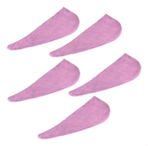 Gorro Para Secar El Cabello, 5 Unidades, Absorbente De Micro