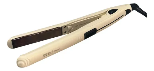 Planchita Plancha De Pelo Essentia Thermo Protect Viggo Color Amarillo