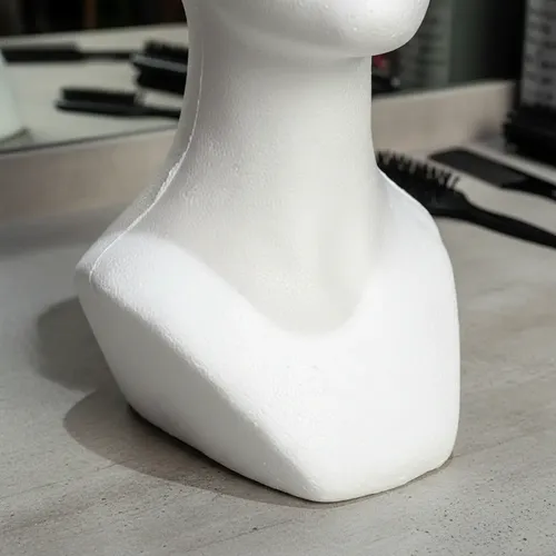 Cabeza Maniqui Telgopor Mujer Cuello Torzo Peluca Soporte