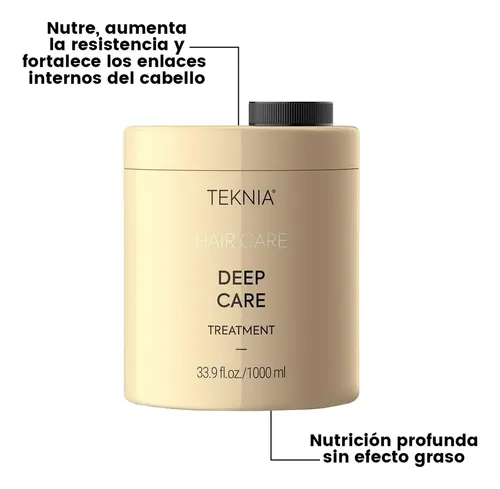 Máscara Reparadora Capilar Lakme Teknia Deep Care 1L