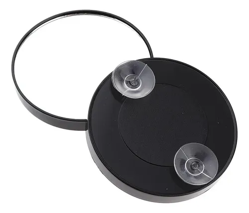 2 Unids Espejos De Ventosa Espejo Para Mujer Negro