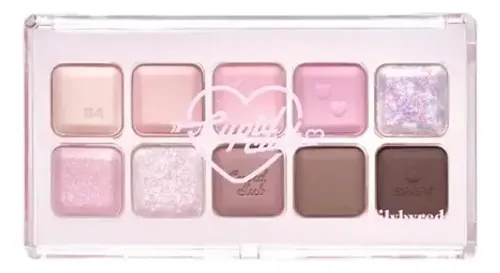 Paleta de Sombras Lily by Red Cupid Club Mood Keyboard, 10 Tonos Brillos y Mates