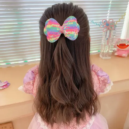 Gomas Para Cabello Mariposa Elasticidad Alta 6 Piezas