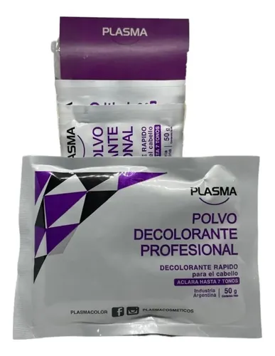 Polvo Decolorante Blondie Plasma Aclara 7 Tonos Caja 50gr