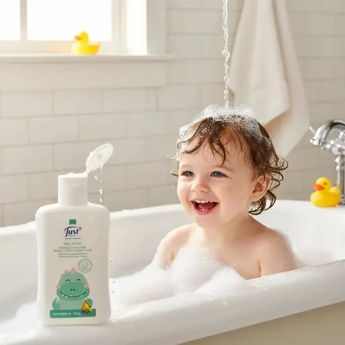 Shampoo Y Baño Cremoso Corporal Baby&kids Swiss Just