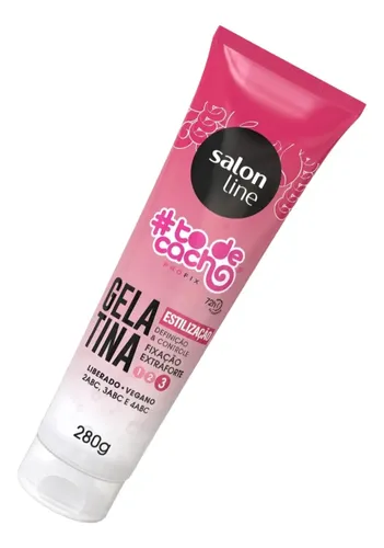 Salon Line Gelatina Fijación Extra Fuerte Definición 280g