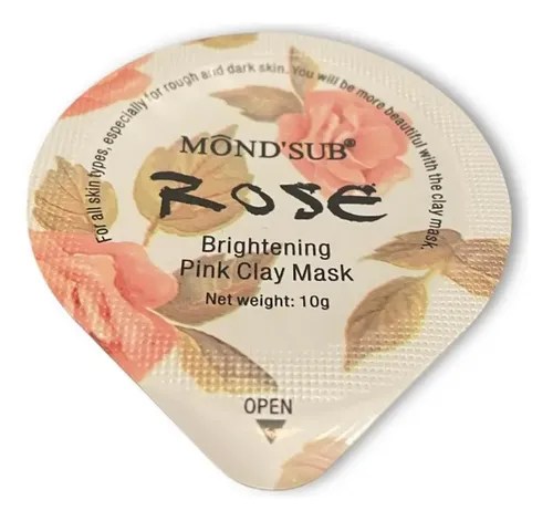 Mascarilla De Arcilla Hidrantante Y Aclarante Rose Mond’sub