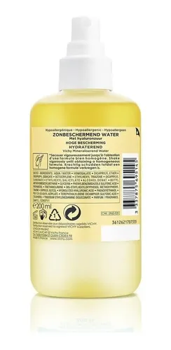 Vichy Agua Protectora Hidratante Fps 50 Idéal Soleil 200ml