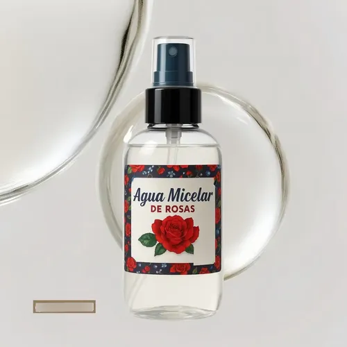 Agua Micelar De Rosas Limpieza Profunda 250ml Pura Y Natural