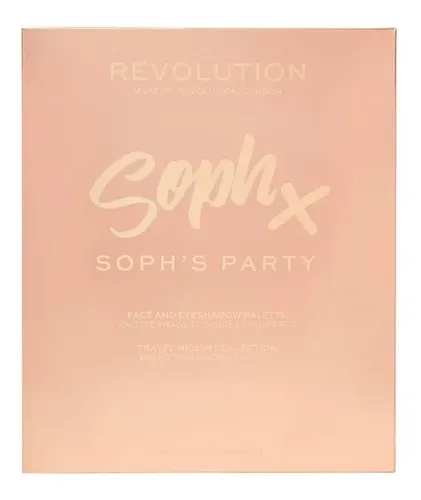 Paleta De Sombra Y Brochas Revolution Kit Soph’s Party