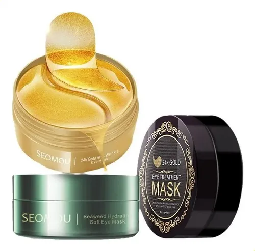 Mascarilla De Ojos De Oro 24k, Elimina Ojeras, Hidratante Todo Tipo De Piel