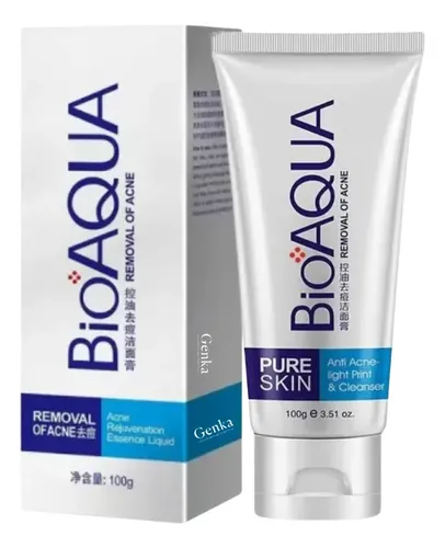 Limpiador Facial Acne Removal Anti Acne Aloe 100g Bioaqua
