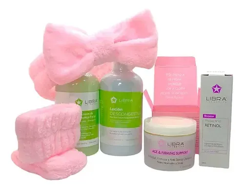 Rutina Skincare Anti Age Tensora Vincha Y Muñequeras Libra