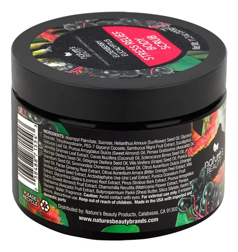 Exfoliante Corporal Nature’s Beauty, Saúco Y Eucalipto, 330