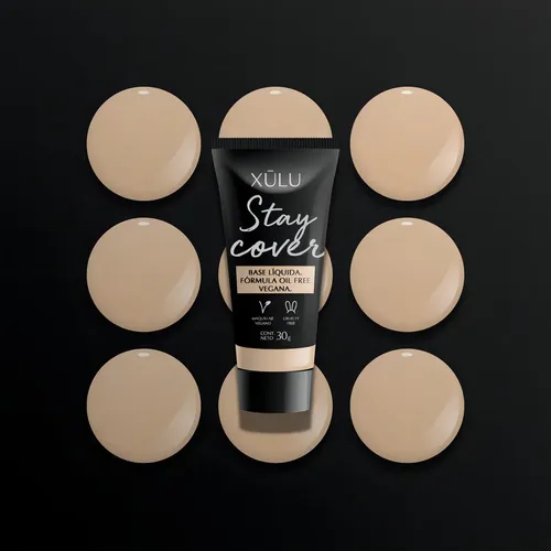Stay Cover Base Liquida Vegana X30ml Tono Light
