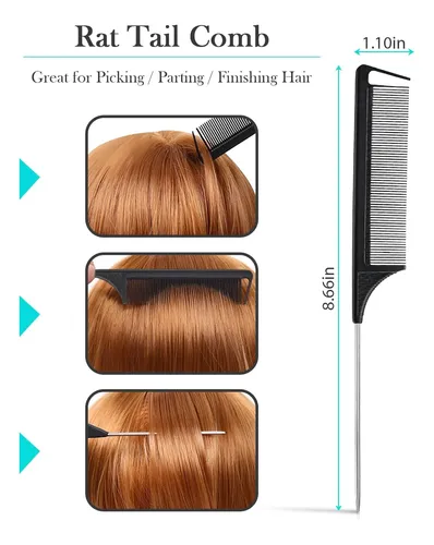 Set De Cepillo Para Cabello Samnyte Con Cerdas De Jabalí Y P