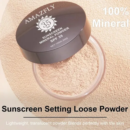 Polvo Fijador Mineral Scarman Spf 35 40.8g Translúcido