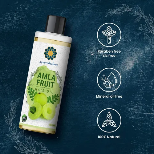 Aceite De Amla Ayurvedashree Para Crecimiento Capilar Con Bh