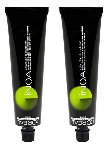 Kit Tintura Cabello Inoa Loreal Profesional Sin Amoniaco X2
