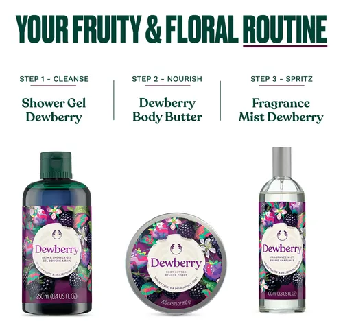 Manteca Corporal The Body Shop Dewberry 200ml Vegana Con Kar