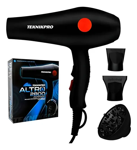 Secador De Pelo Profesional Teknikpro Altro 2800 Peluquería
