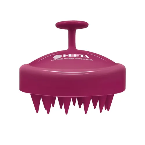 Masajeador Y Exfoliante Para El Crecimiento Del Cabello Burgundy