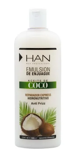 Han Coco Shampoo + Acondicionador Reparador Anti Frizz