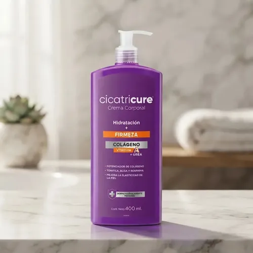 Crema Para Cuerpo Cicatricure Corporal Firmeza Hidratación Intensiva En Botella De 400ml/400g