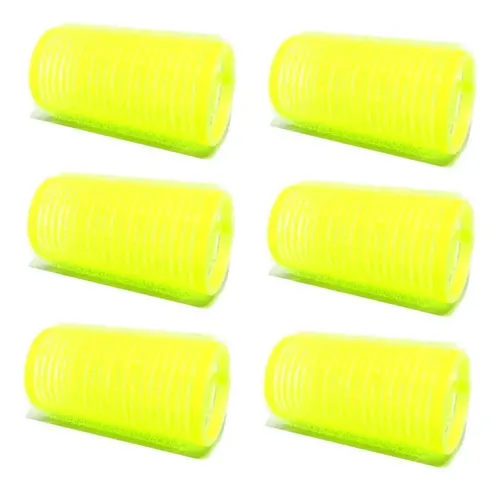 Paquete De 6 Rulos Para Cabello Con Agarre Automático: Cm