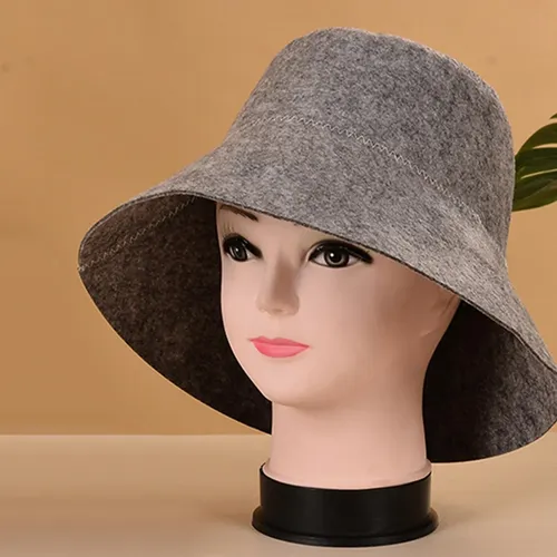 Gorro De Baño De Fieltro Transpirable Para Sauna, Protección