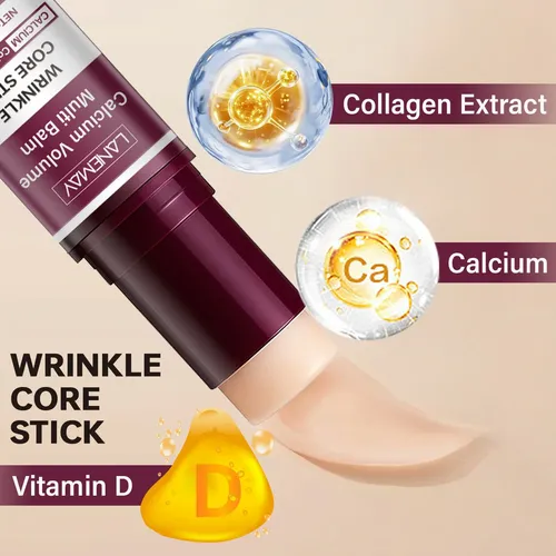 Bálsamo Antiarrugas Calcium Volume En Barra Para Rostro, 9 G Todo Tipo De Piel Día/noche