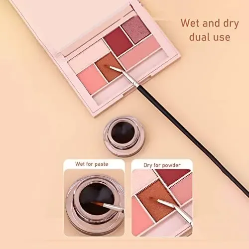 5 Uds Brocha Doblada, Brochas En Ángulo De Maquillaje Para Borrar