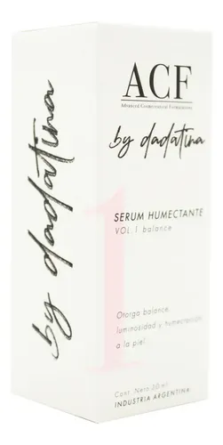 Acf Dadatina Serum Vol 1 Balance Humectante Facial 6c