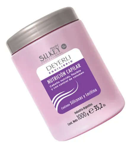Nutrición Capilar Silkey Deyerli  Pote 1000 Ml  X 3 Unidades