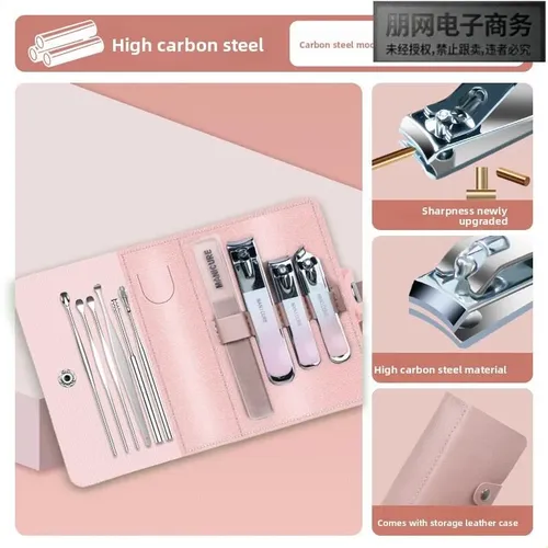 Juego De Cortaúñas Z Pink Precision De 10 Piezas Para Pedicu